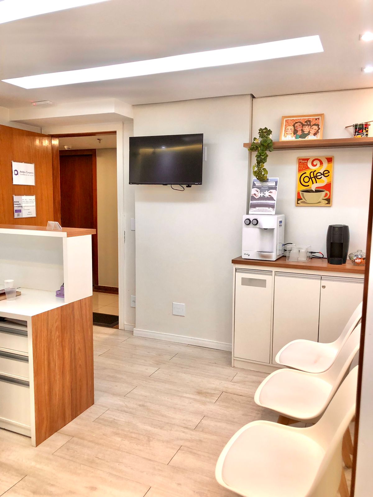 Sala de atendimento — recepção